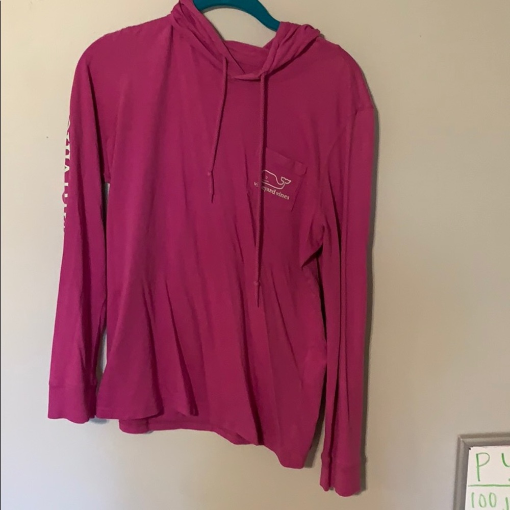 Magenta vineyard vines hoodie